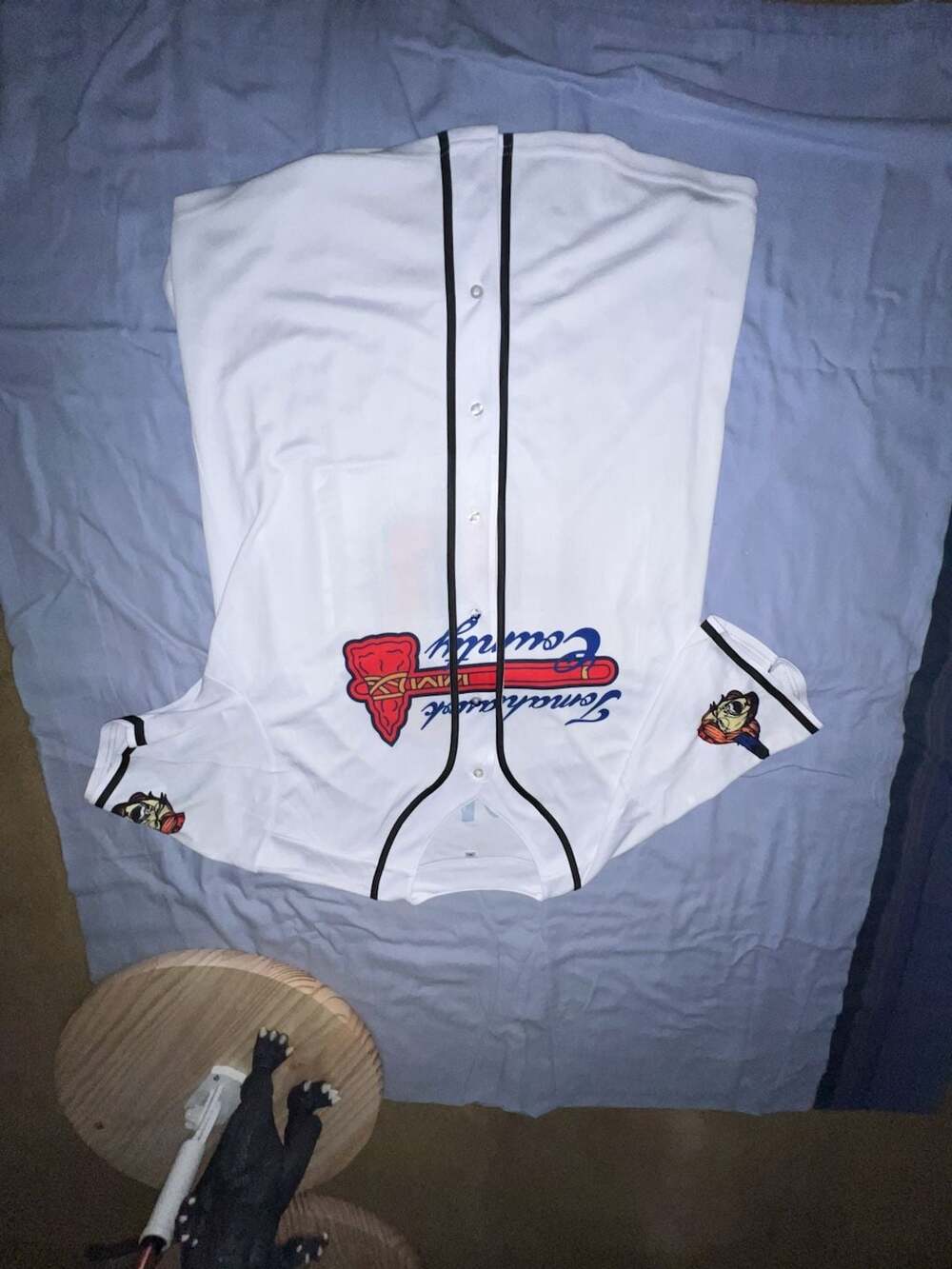 Phish Custom Tomahawk County Baseball Jersey with Character #0